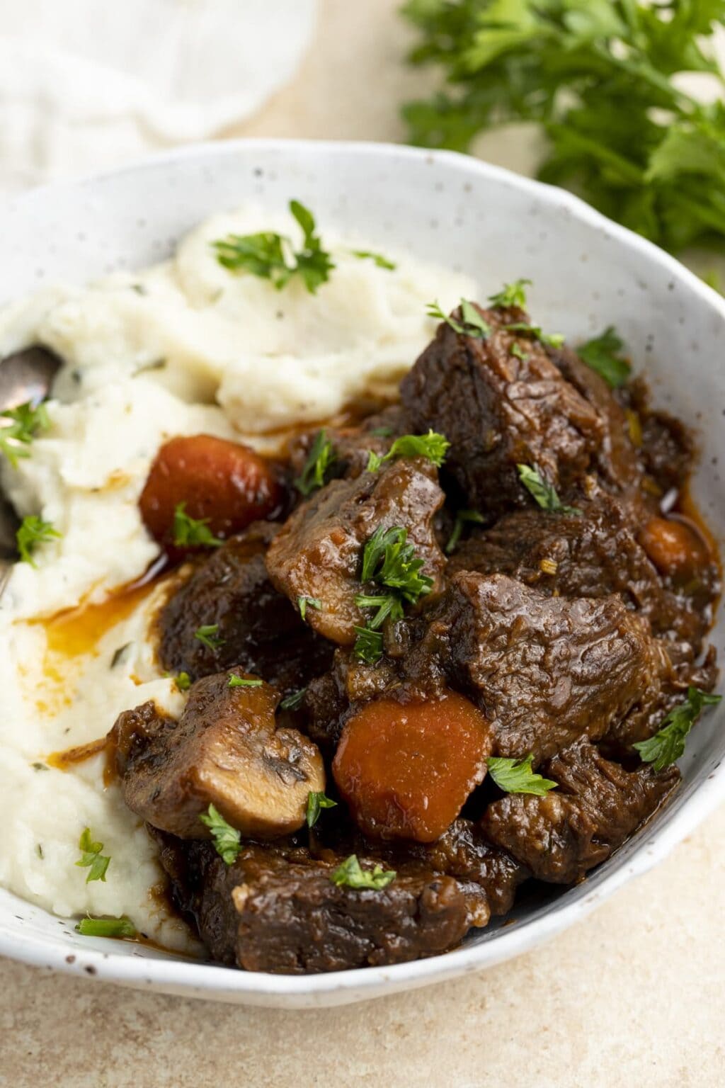 LC Hearty Beef Stew and Cauliflower Mash